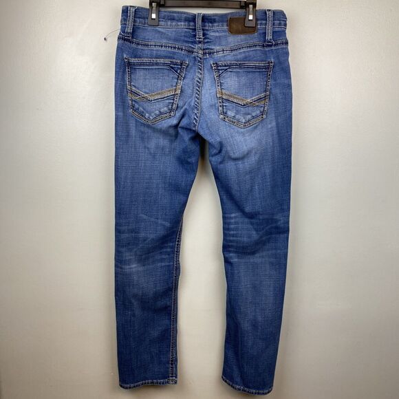 Buckle BKE Jeans Men's 30r 30x31 Blue Stonewash Mason Taper stretch comfort - Picture 3 of 11